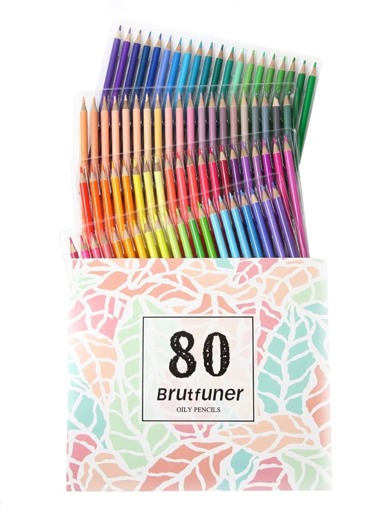 80色 油性色鉛筆セット 大人の塗り絵 スケッチブック Amazon | Shuttle Art 色鉛筆 80色セット 油性色鉛筆 大人の