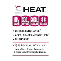 Vista 20 de CELSIUS HEAT - Bebida energética de alto rendimiento, cero azúcar, sabor cereza y lima