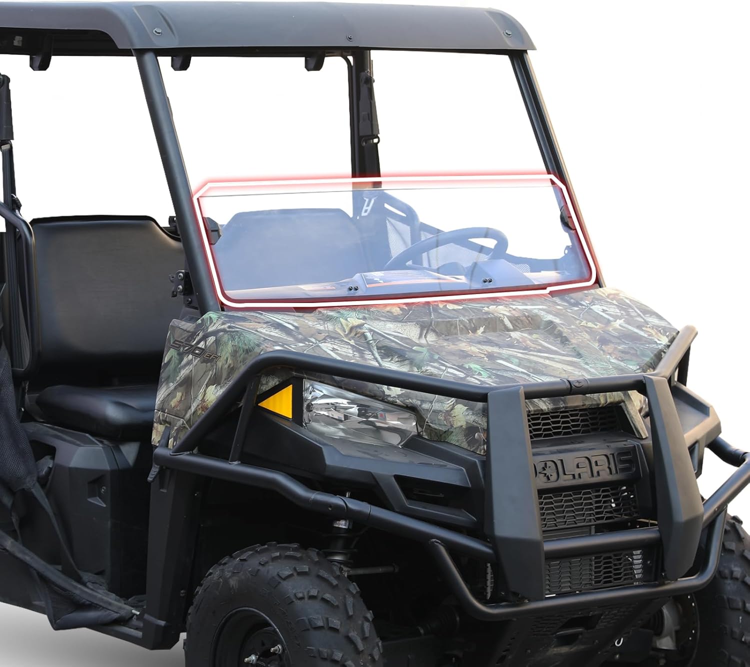 HAKA TOUGH Utv Front Half Windshield for Polaris Ranger 570