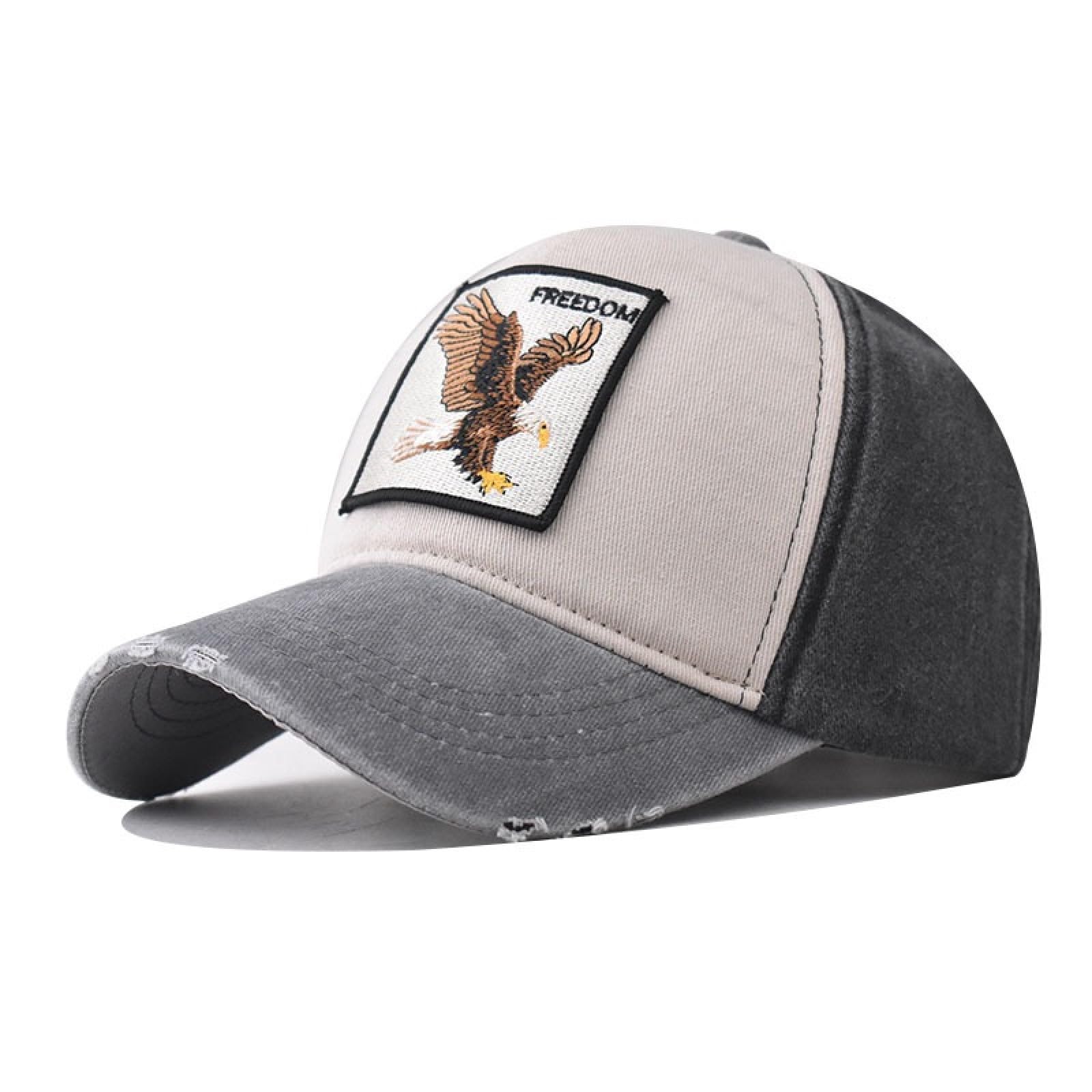 HaloHorus Curved Snapback Trucker Hat for Men Women, Adjustable Mesh Athletics Baseball Cap for Running, Fishing, Workout, Ftk Hawk, One Size — image 1