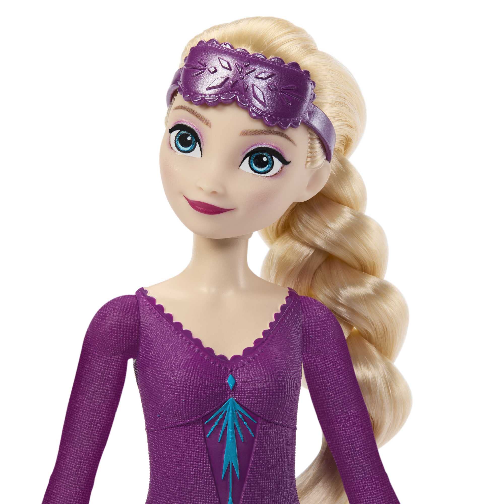 Mattel Disney Frozen - Elsa e Olaf Sogni di Neve, playset ispirato al film con Elsa e Olaf, poltrona e 7 accessori a tema notte inclusi, giocattoli per bambini, 3+ anni, HLX27