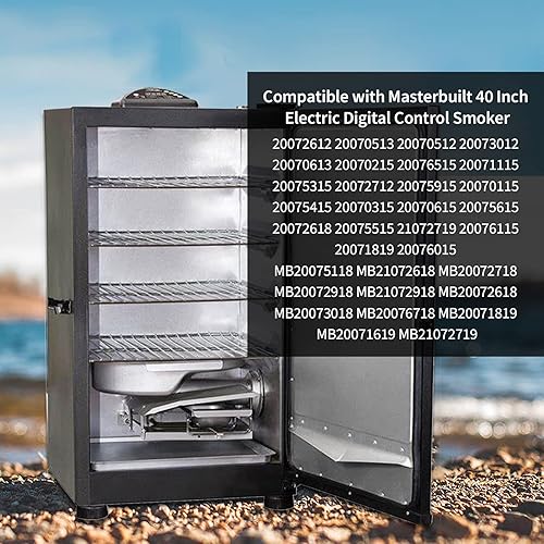 Miniatura 6 de Elemento calefactor eléctrico de 1200 vatios para ahumador, pieza de repuesto 9907120027 para Masterbuilt 40 "Electric Digital Control Smoker