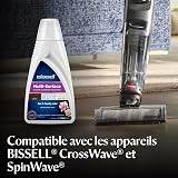 Solution de nettoyage BISSELL pour sols multi-surfaces, pour CrossWave & SpinWave de BISSELL, 1 L, nettoyage quotidien des sols durs vitrifiés et des tapis, 1789L - 2