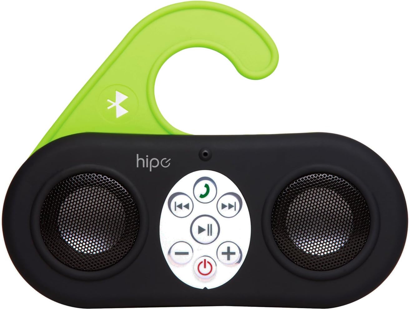 Ivation IVA-400 Waterproof Wireless Bluetooth Shower Speaker and Handsfree speakerphone for All Bluetooth Devices, BLACK