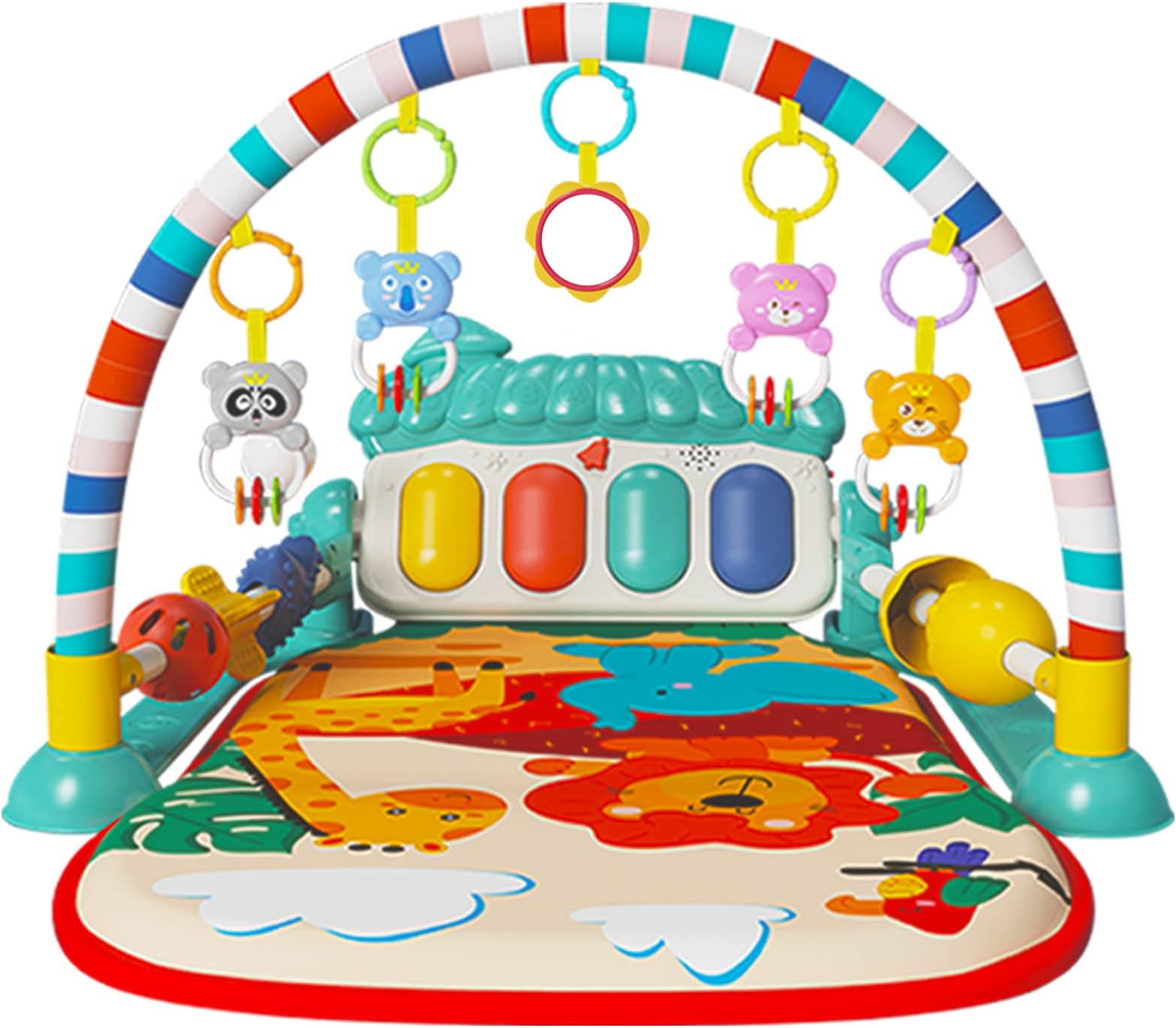 Eners Baby Gyms Play Mats Musical Activity Center Kick & Play Piano Gym