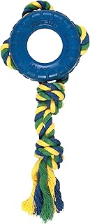 Boss Pet Chomper Tredz Tire Tug and Toss for Pets, Medium, Assorted Colors