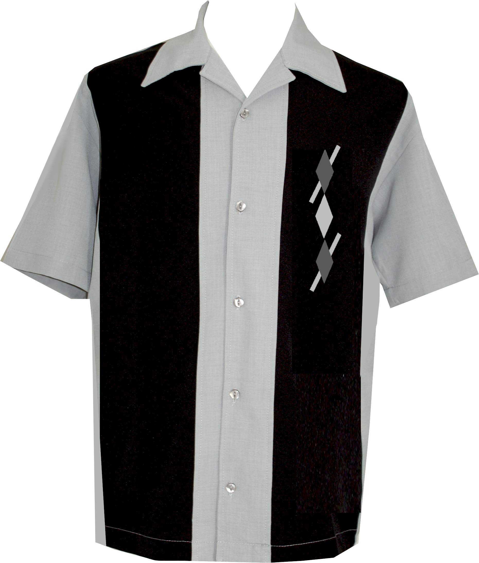 Concealed Carry Button Down Camp Shirt ~ Holster Short Sleeve Untucked ~ USA Made ~ Carbon