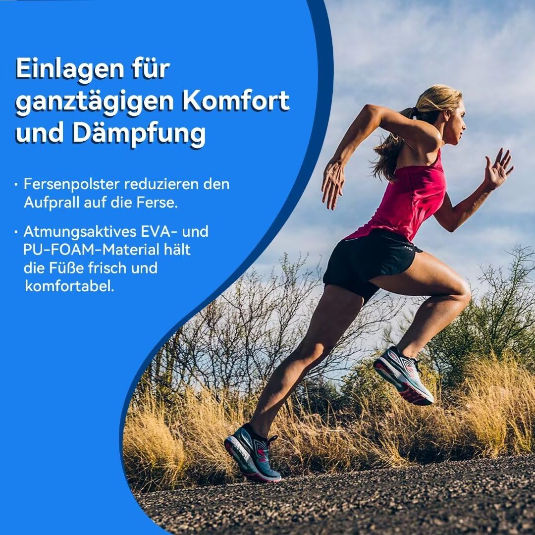 3ANGNI Semelles orthopédiques pour pieds plats,fasciite plantaire,épine calcanéenne,douleurs au talon pour femmes et hommes