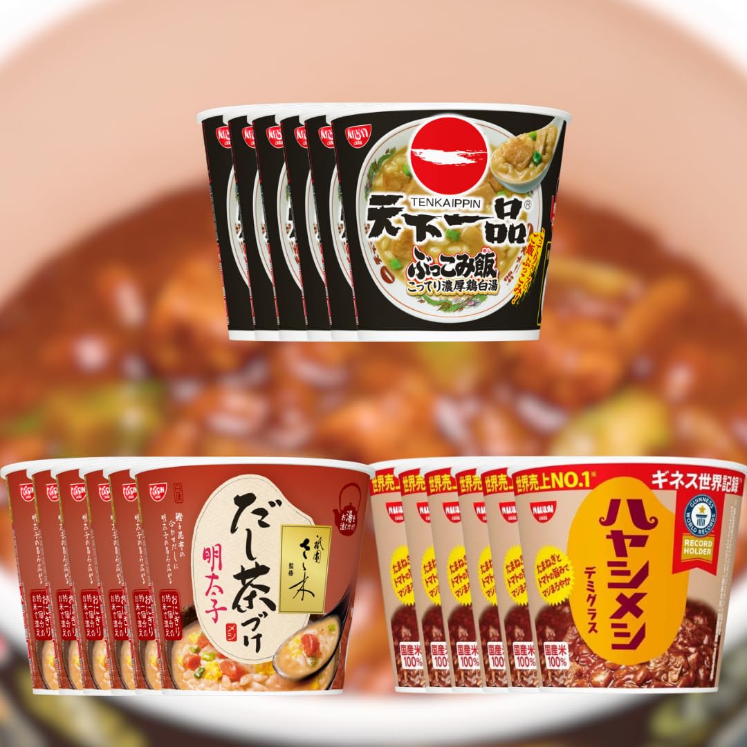 Amazon | カップメシ 3種セット 最短賞味期限2026.7.13 各6個 計18個