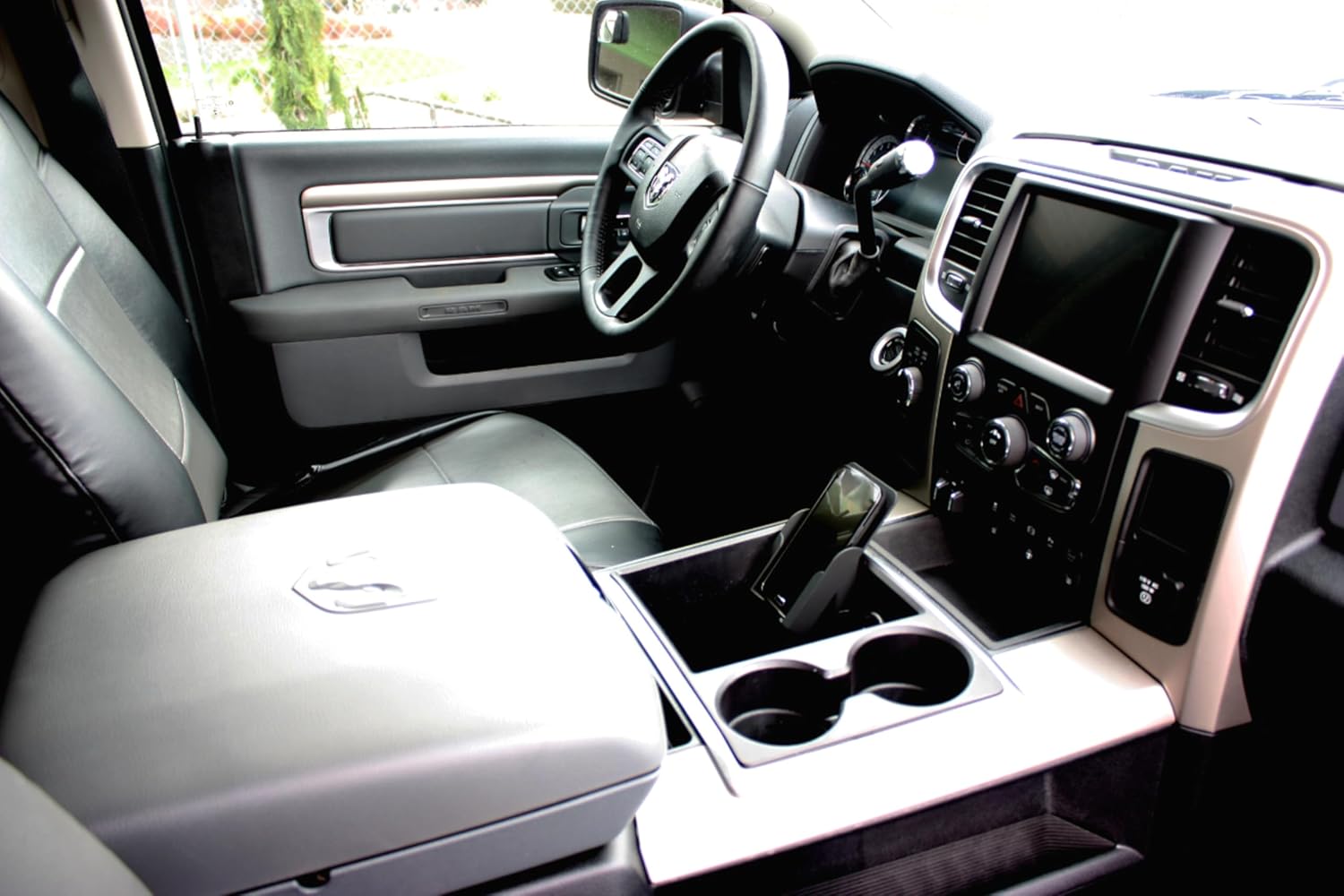 RPC Phone Holder Converts The Business Card Holder Into a Cell Phone Holder in Select 2009-15 Dodge Ram Trucks - Large