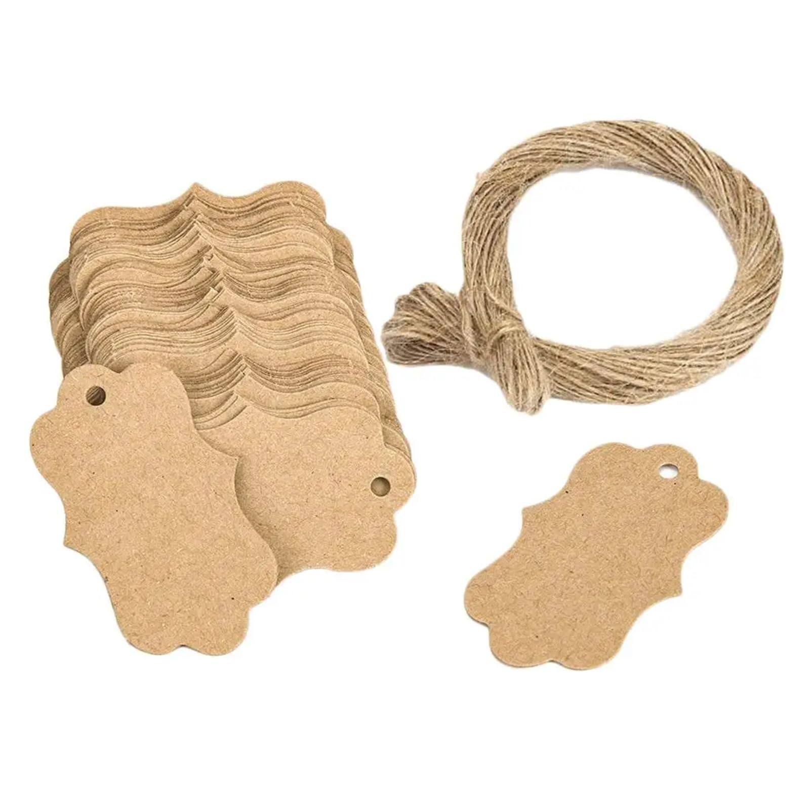 Zawieszka 2000 szt. metki cenowe, papier pakowy do sztuki i rzemiosła, ślub, Boże Narodzenie, 7 x 5 cm