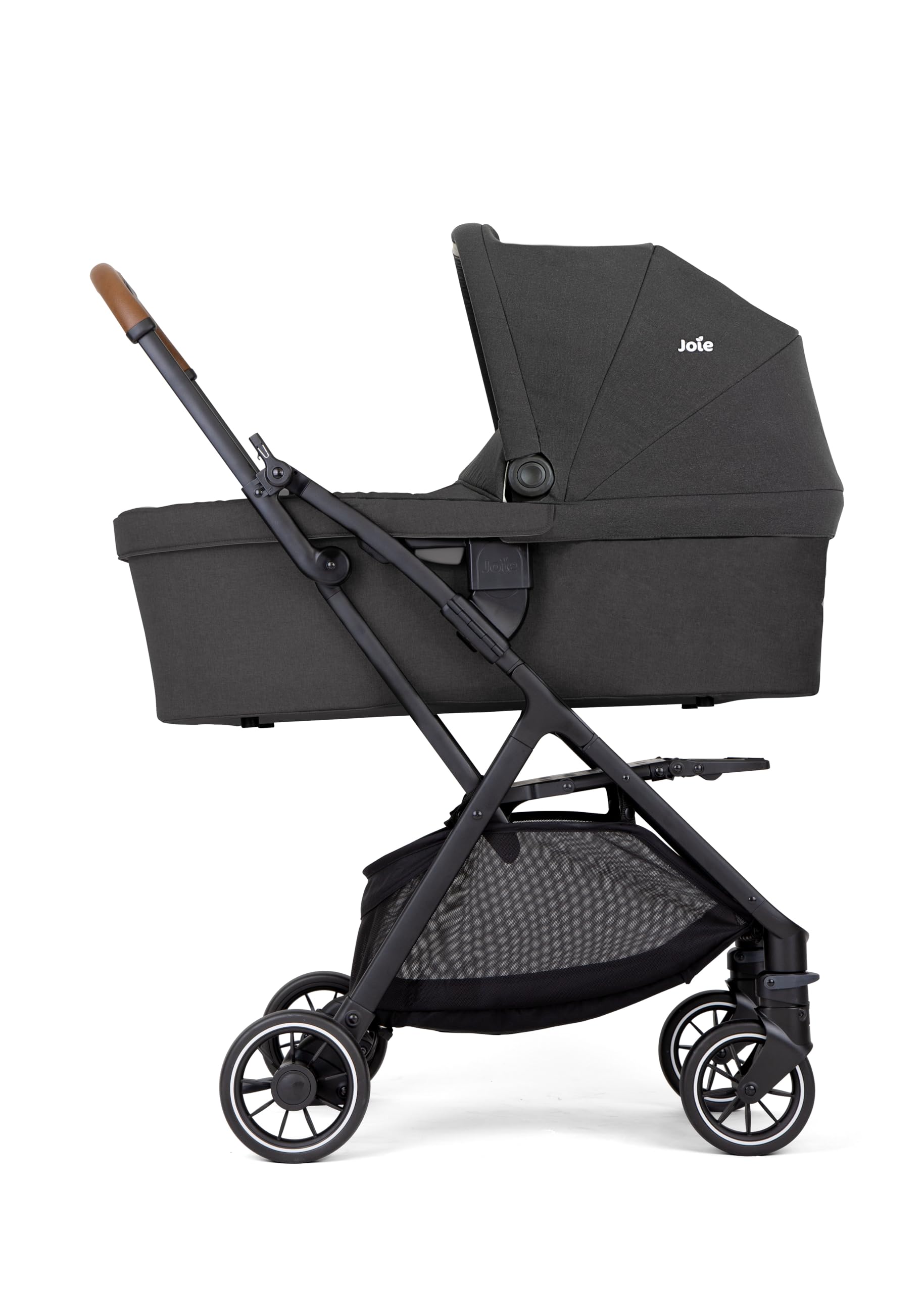 Joie pact™ pro passeggino – chiusura compatta ultraleggera, compatibile con sistema da viaggio, borsa inclusa – dalla nascita ai 4 anni (0–22 kg), shale