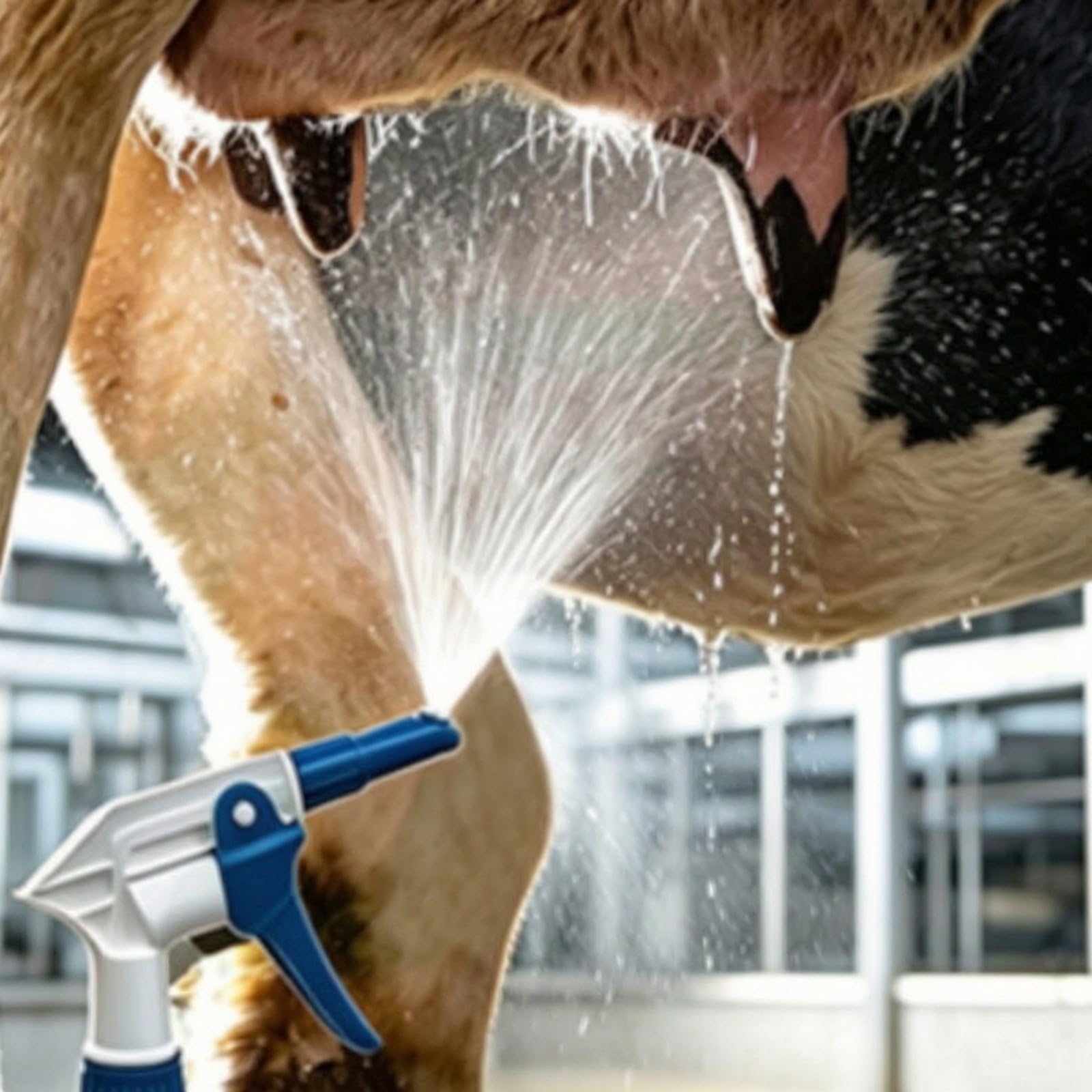 kowaku Flacone Spray Manuale per Animali Da |, Flacone Spray con Collo a Vite e Spruzzre a Grilletto, Resistente Rottura, Nebulizzre, per Fattorie, 950ML