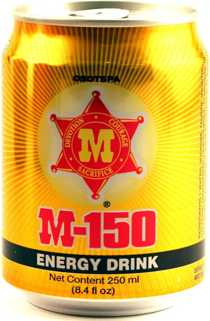 Osotspa M-150 Energy Drink, Cola Flavor, 12 Ounce Can