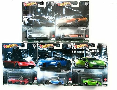 Miniatura 4 de Hot Wheels Car Culture 2021 Exotic Envy - Juego completo de 5 vehículos