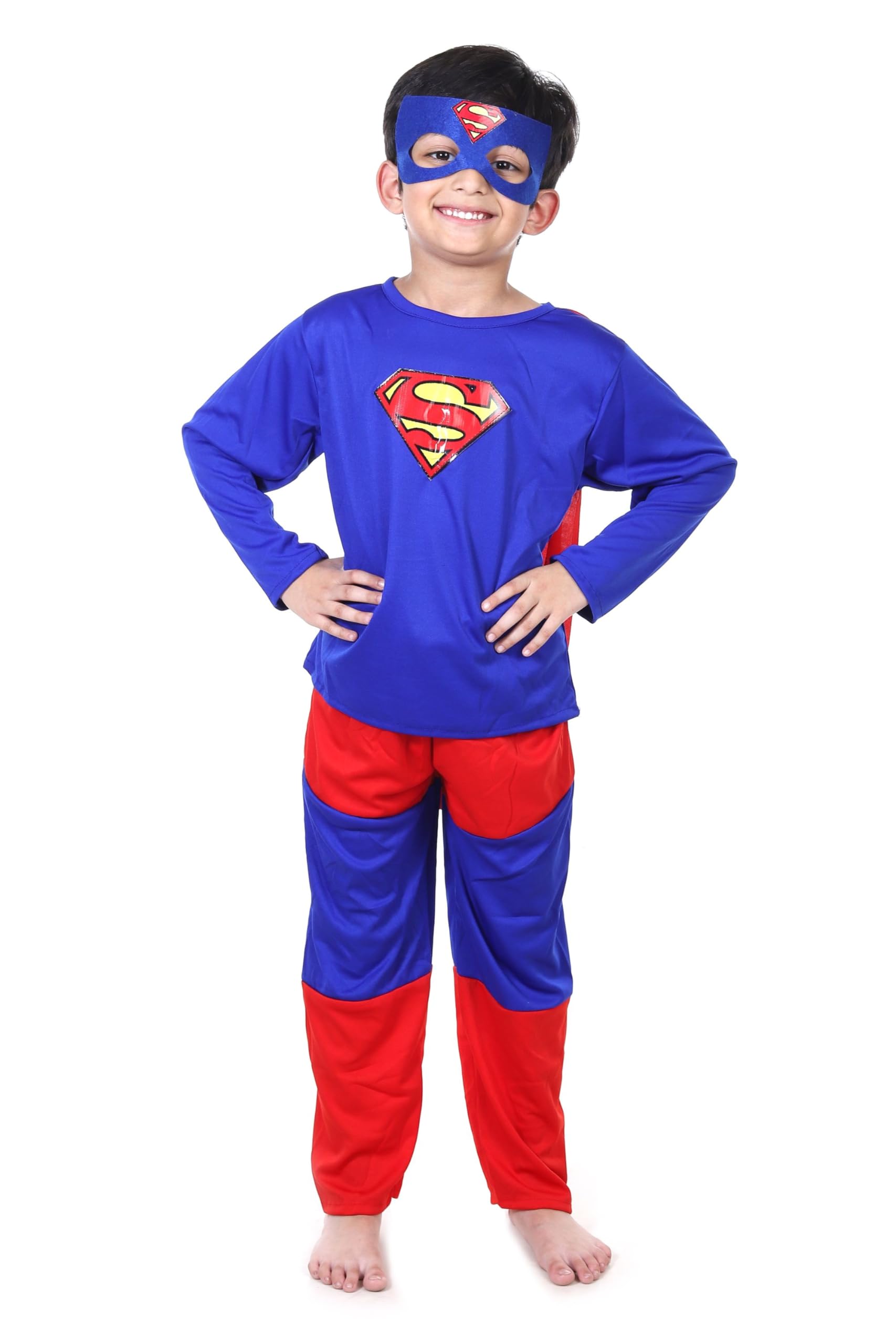 KAVI ECOM Hosiery Superhero Costume For Kids Halloween Dress Fancydress Birthday Gift | Cosplay Bodysuit for Boys and Girls (A1)