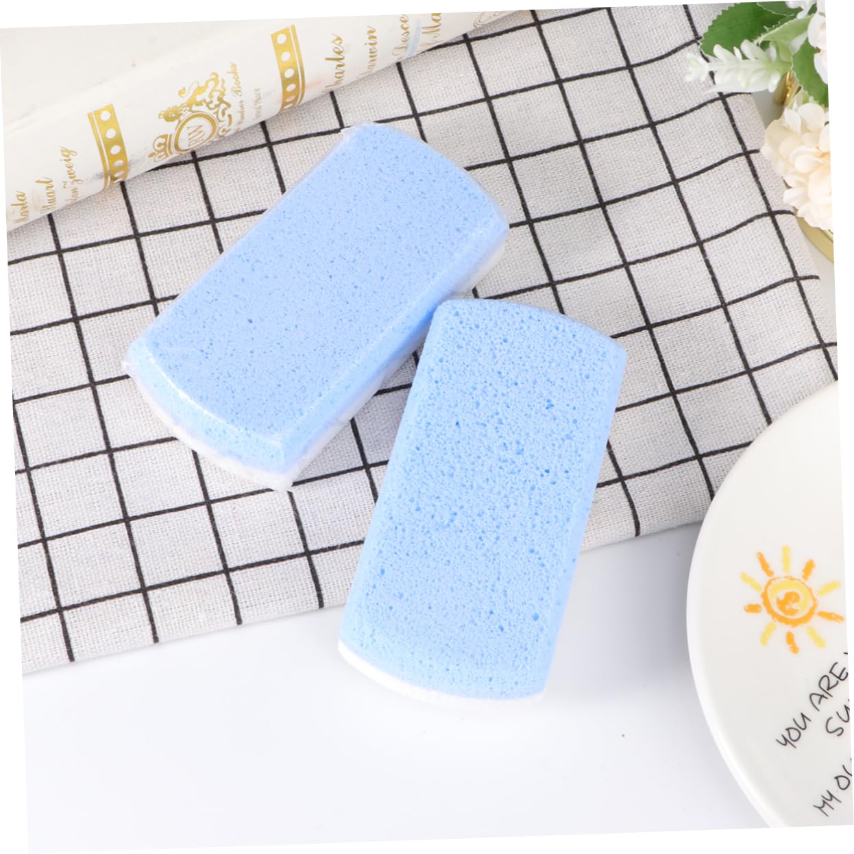 SOESFOUFU Glass Foot Grinding Stone Dead Skin Remover Pedicure Supplies for Foot Care