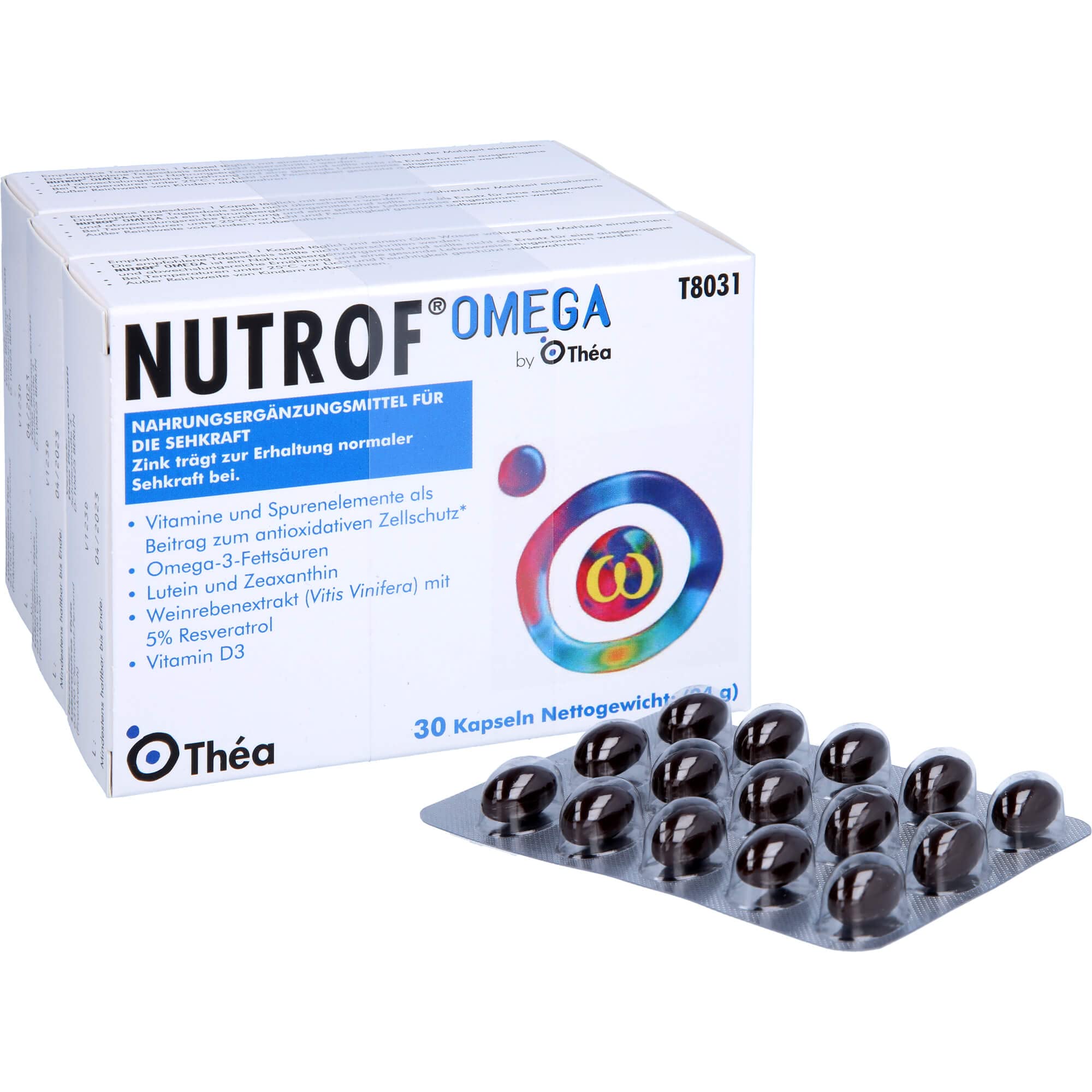 Nutrof Omega Kapseln, 3X30 St