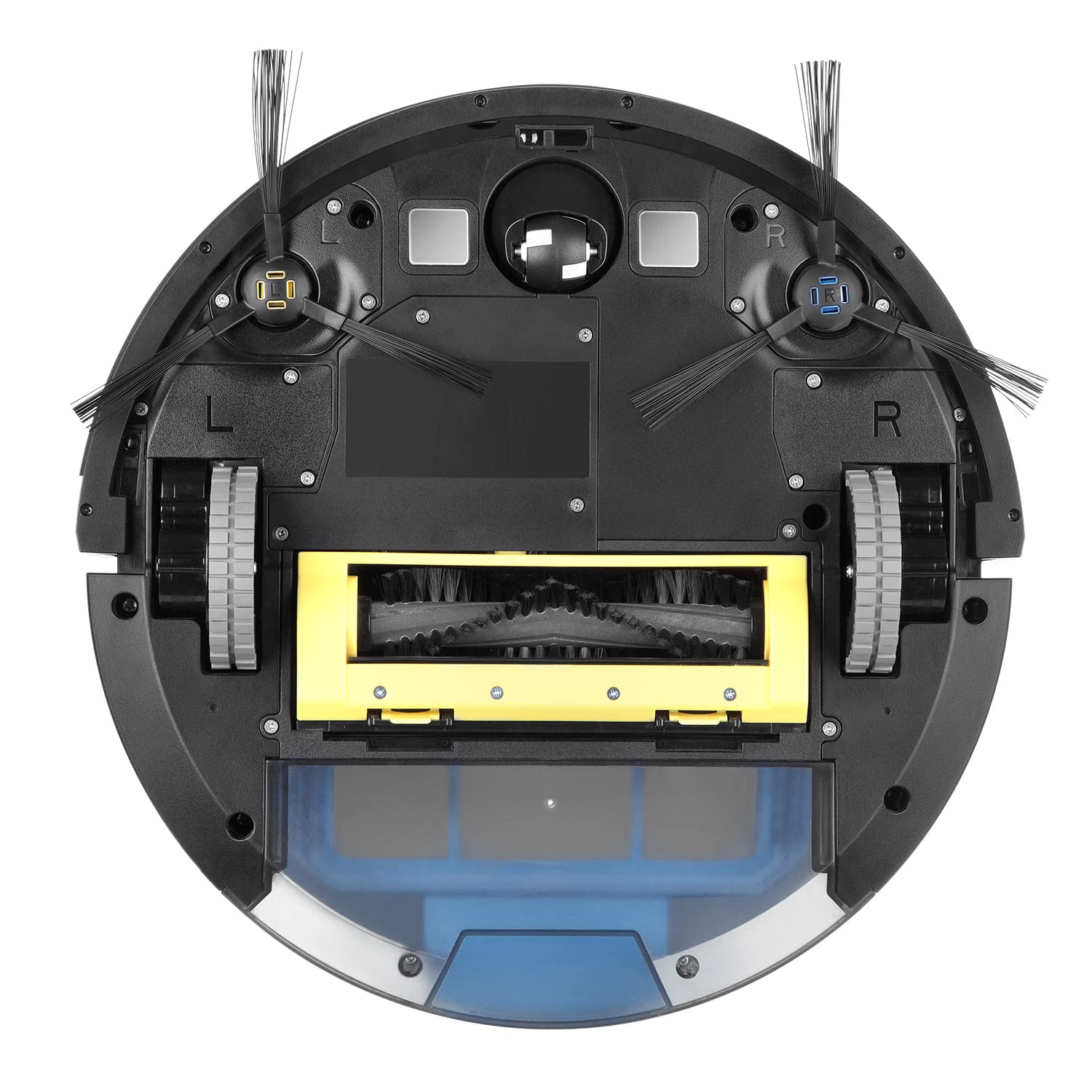 ZACO A10 Pro Spazzola principale di ricambio per robot aspirapolvere con stazione di aspirazione, accessori e pezzi di ricambio originali, spazzola combinata con setole e gomma, spazzola per