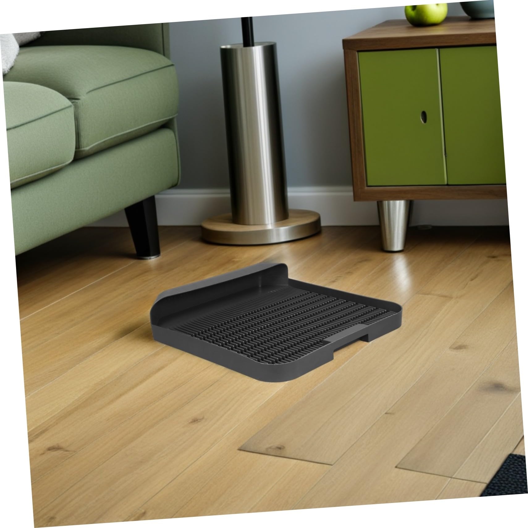 Milisten Alfombrilla De Plástico Para Caja De Arena Para Gatos Alfombrilla De Plástico Para Bandeja De Arena Para Gatos