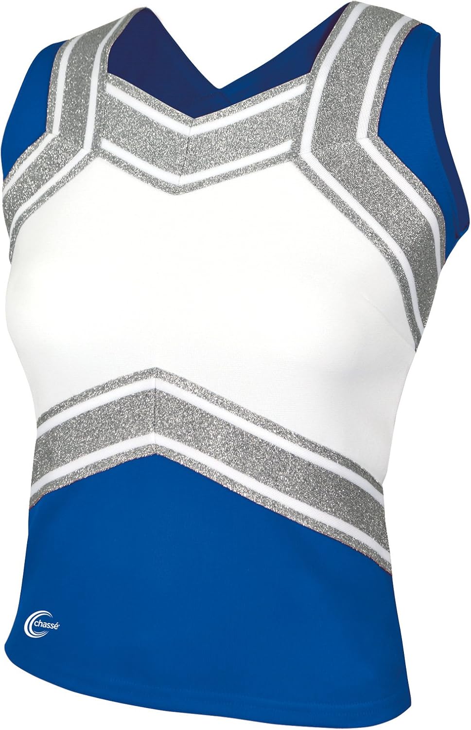 chassé Girls' Blaze Shell Top - Youth Sized Cheerleading Uniform Shirt