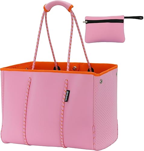 QOGiR Bolsa multiusos para gimnasio y playa, peso ligero, tamaño grande, deportiva