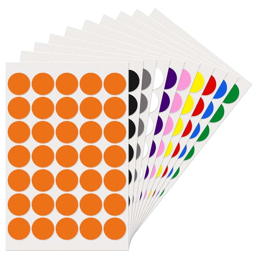White Circle Stickers Home Depot YIKIADA Red 100 Mm Round Stickers Self-Adhesive Circle Labels Color Coding Dot Decals For Office School Home Warehouse 40 Pieces 1.5 Inch Round Labels Template