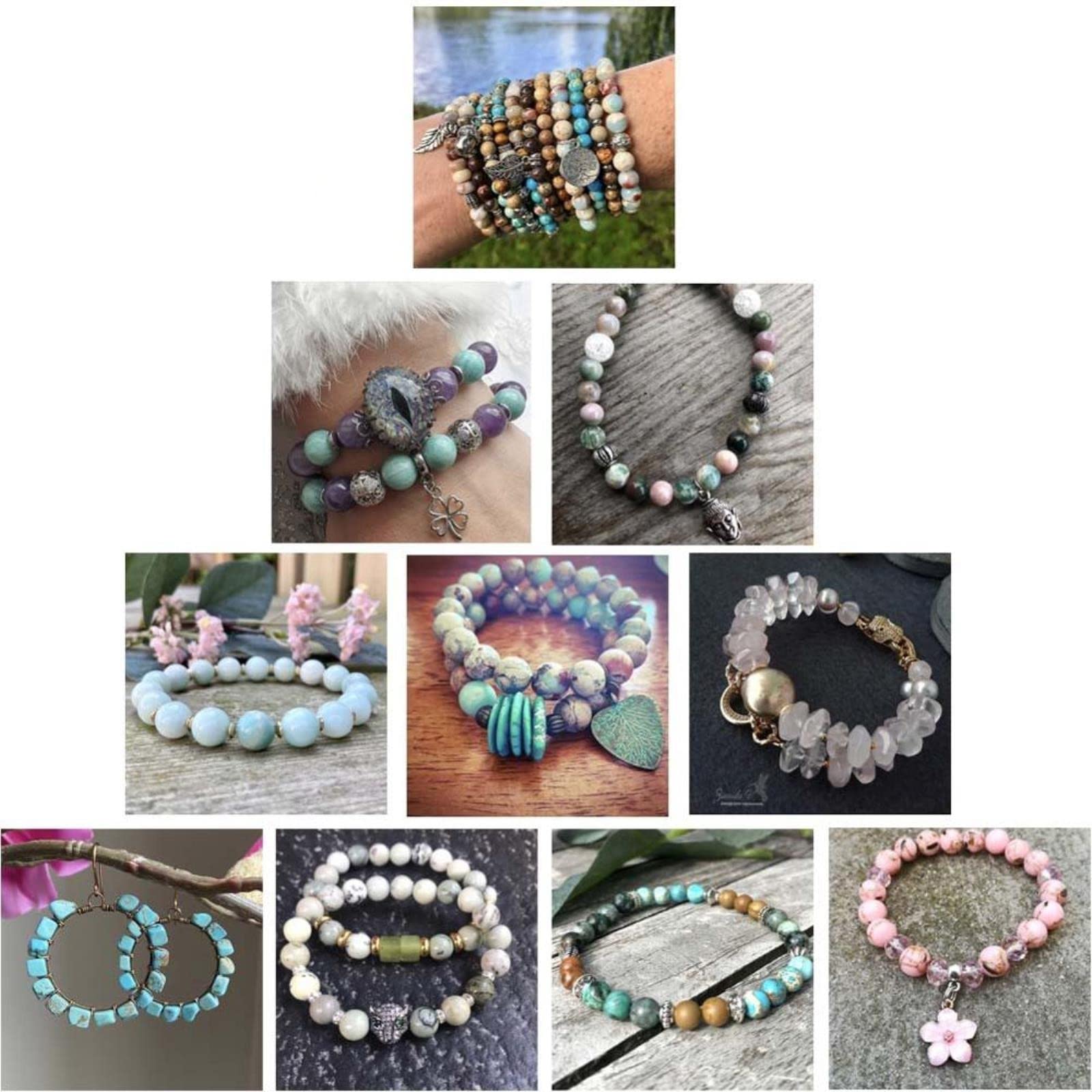 Natuurlijke Tijgeroog Kralen Ronde Edelsteen Kralen Voor Sieraden Maken Diy Armband Ketting 4/6/8/10/12 Mm Strand 15 Inch paars 8mm ongeveer 48 stks