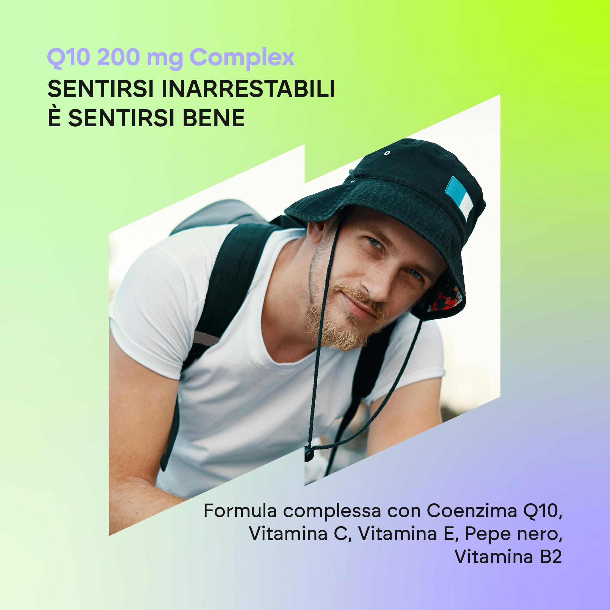 Coenzima Q10 Complex 200mg - 120 Capsule Coq10 - Antiossidante con Vitamina C, E e B2, Pepe Nero - Sistema Immunitario - Ubichinone Coenzima Q10-120 Capsule Nutralie