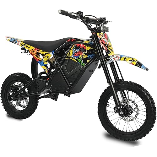Windone RM7 Electric Dirt Bike for Teens Adults Age 13+, 2200W Peak Ebike, 48V 22.5Ah Up to 37MPH & 45-Mile Electric Motorcycle, 14"/12" Off-Road Tire E-Bike, Dual Hydraulic Brakes, Full Suspension