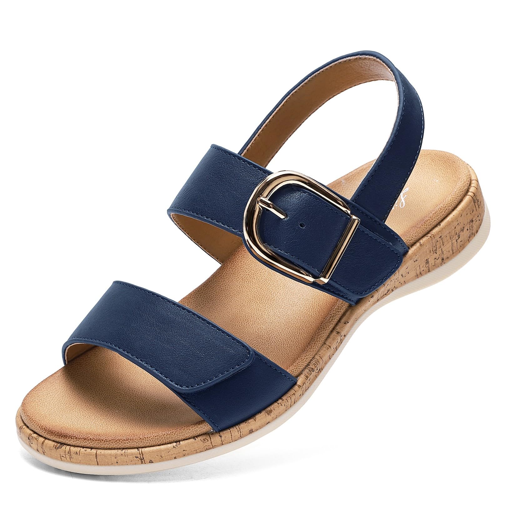 Littleplum Sandalen Damen Flach Sandaletten Glitzer Strass Sommerschuhe Strandschuhe