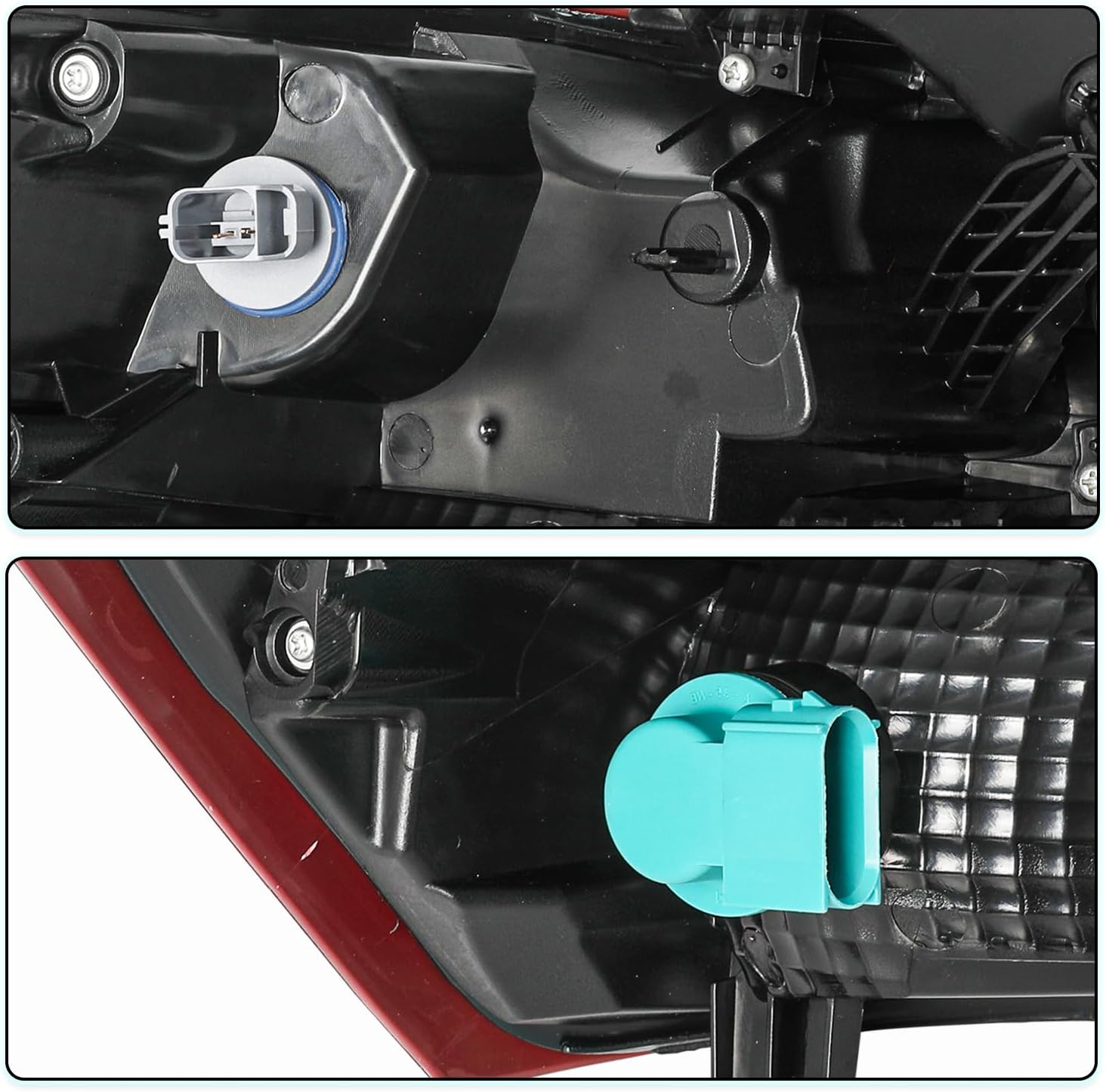 Tail Light Assembly Compatible with 2018 2019 2020 Chevy Equinox Taillights Rear Taillamp Brake Light Right Passenger Side