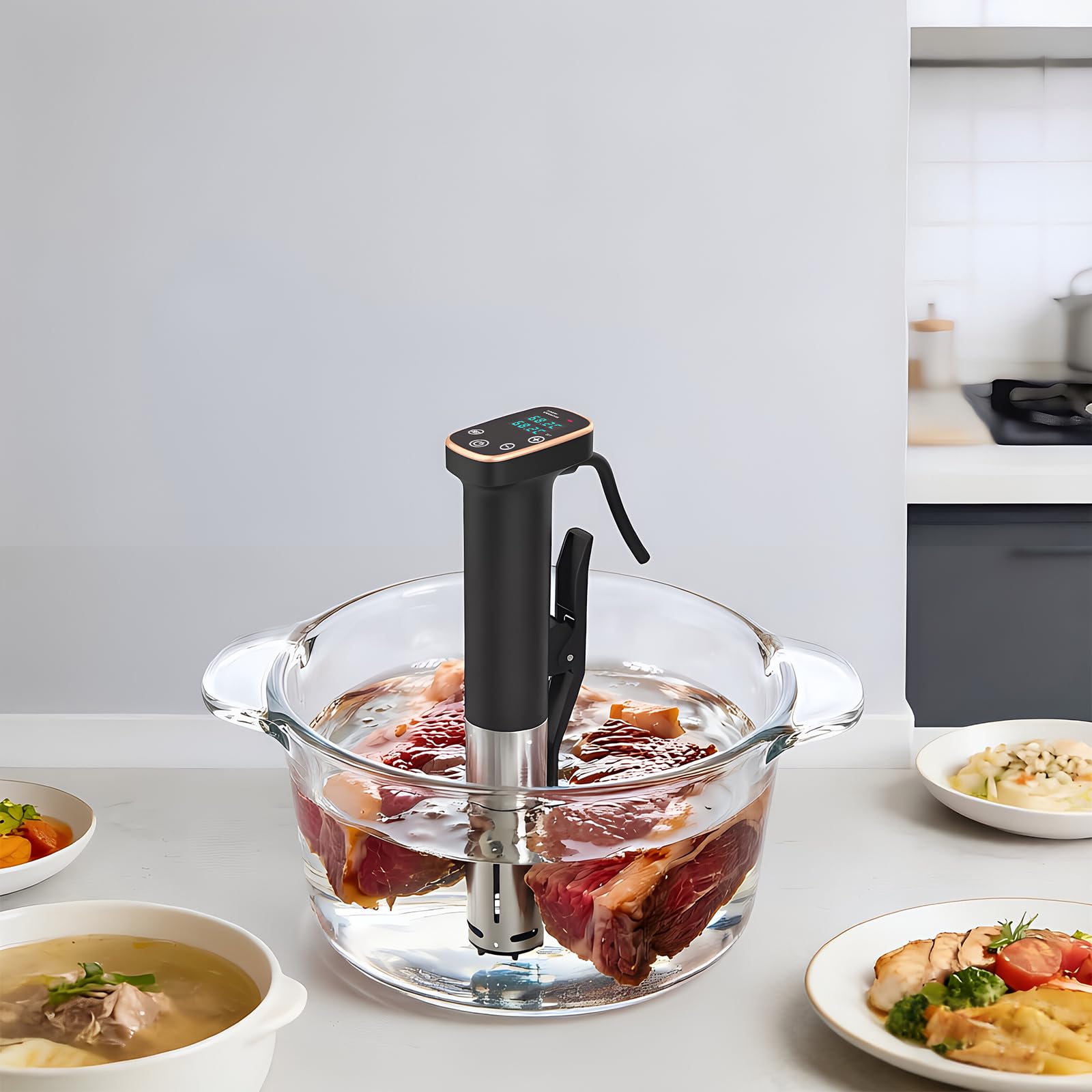Sous Vide Stick, Faitout de précision 1400 W, étanche IPX7