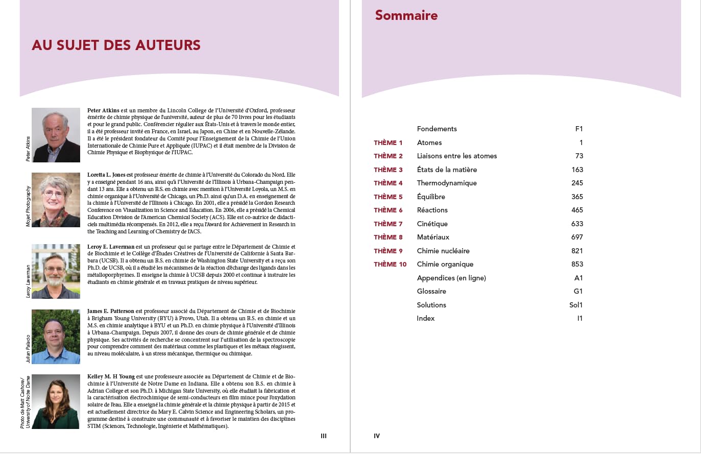 Principes de chimie