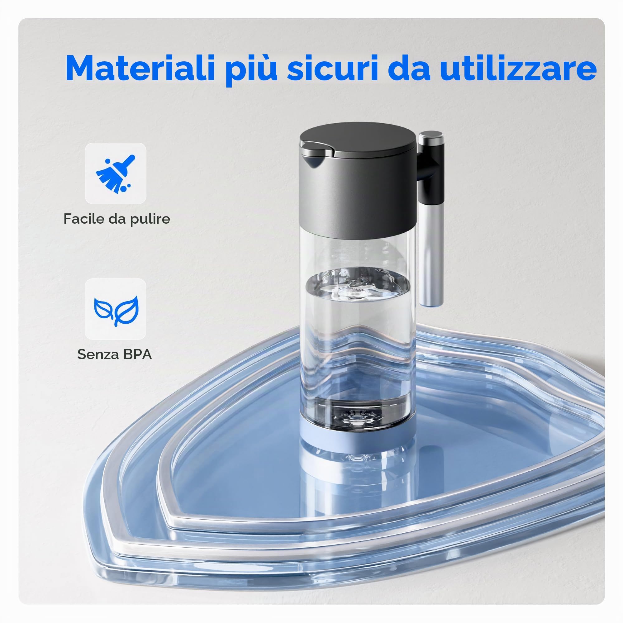 Maxblue MB-PWD Serbatoio di Acqua Pura per il Sistema a Osmosi Inversa da Banco WD-A2, Serbatoio di Acqua Pura Portatile, Senza BPA, 1,1L