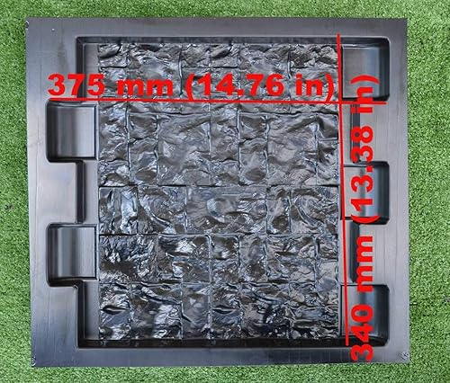 Miniatura 3 de Molde valla pilar y columna Caja de decoración de hormigón Jardín Protección Flor Vendido 1 Pieza F11