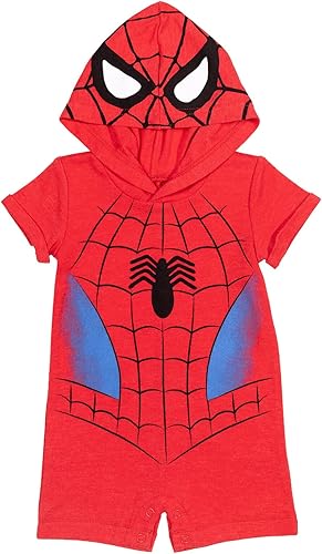 Marvel Vengadores Spider-Man Capitán América Hulk Miles Morales Cosplay Mameluco recién nacido a niño pequeño