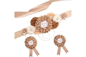 Charming Bear Maternity Sash and Corsage Set: A Cherished Souvenir for Baby Showers