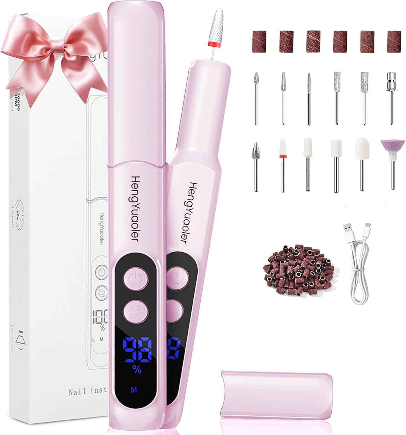 Cordl Electric Nail Drill Profal 3 Speeds Nail Drill Kit for