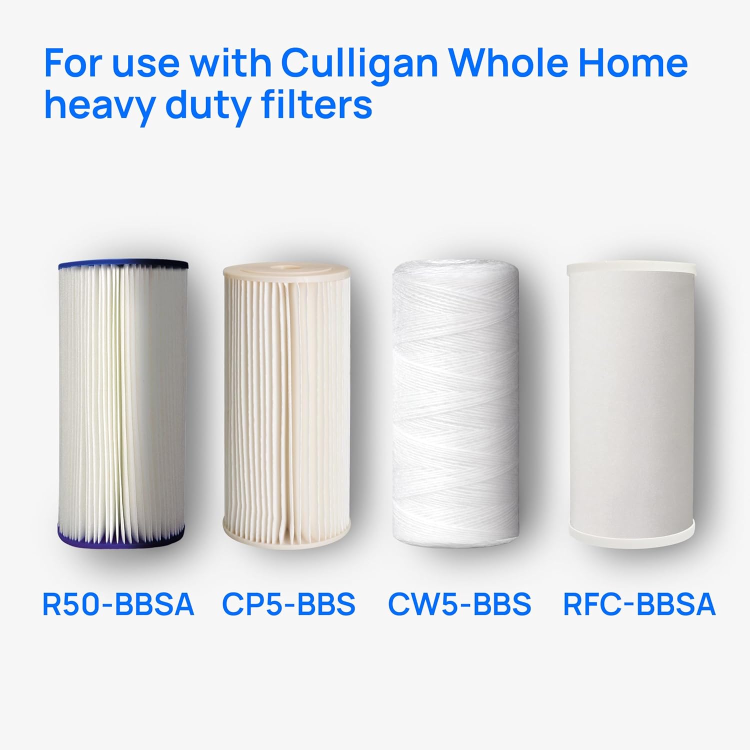 Culligan WH-HD200-C Whole House Water Filter System 1” Inlet/Outlet – Improve Tap Water Taste, Remove Sediment, Protect Appliances