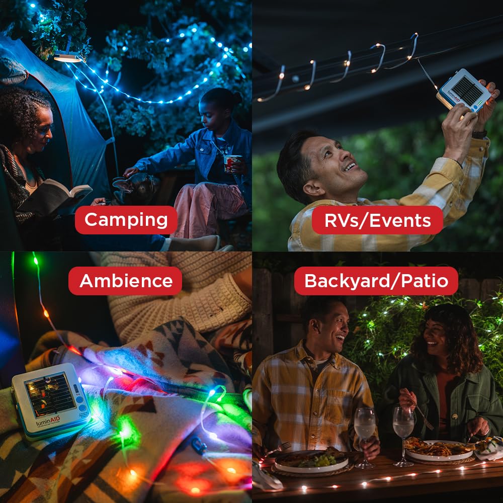 Mpowerd Luci Cadena De Luces Solares + Cargador De Teléfono: | Meses Sin Interés