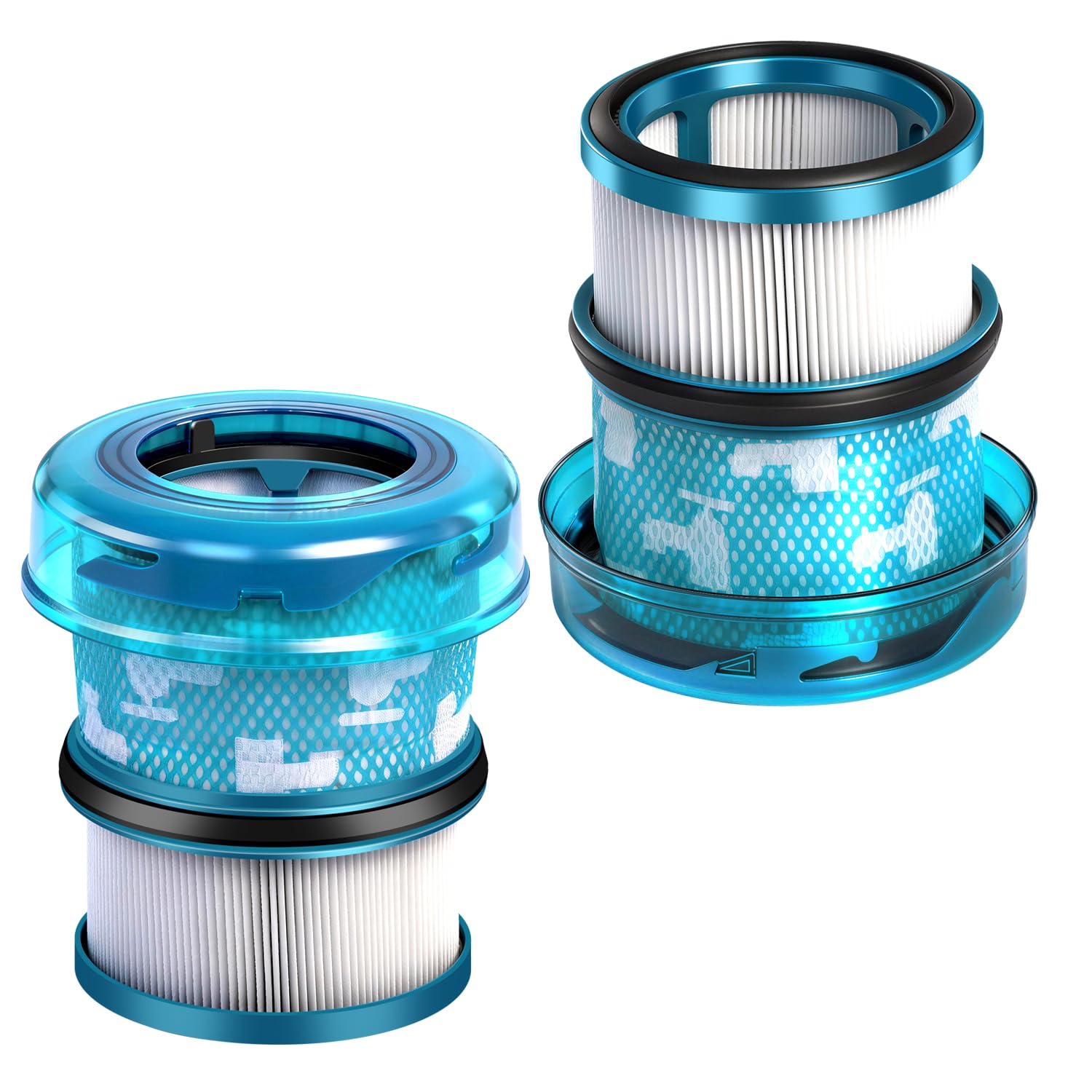 2-Pack HEPA Filter Replacement for Dyson V16 Piston Animal, Vacuum Filter Spare Parts Compatible with Dyson V16 Piston Animal Submarine DS60 Cleaner