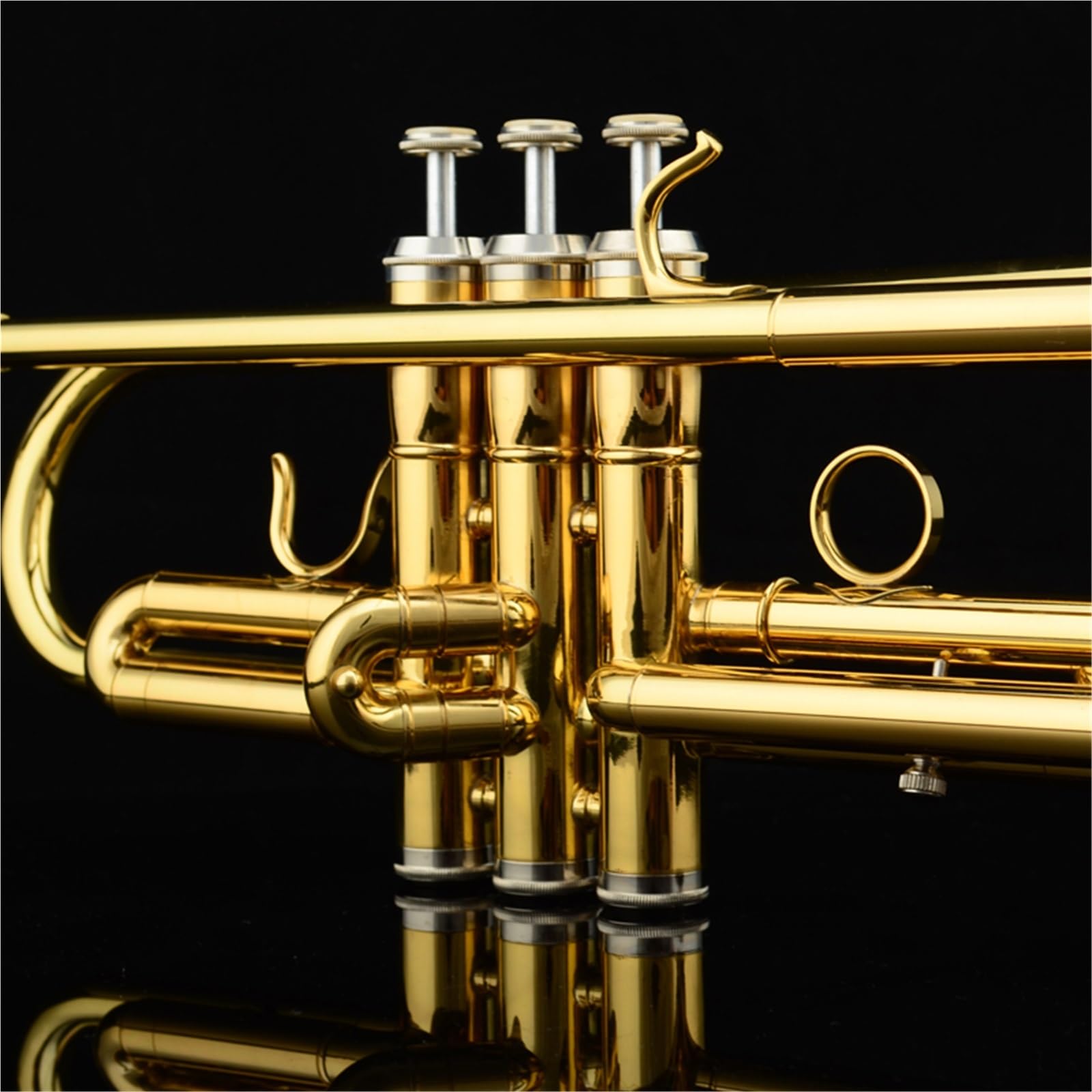 Ensemble Di Trombe Standard Tromba In Sib Strumento Per Principianti Per Adulti Tubo In Ottone Laccato Oro