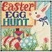 Egg Hunt Beaded Counted Cross Stitch Kit Mill Hill 2015 Buttons & Beads Spring MH145106