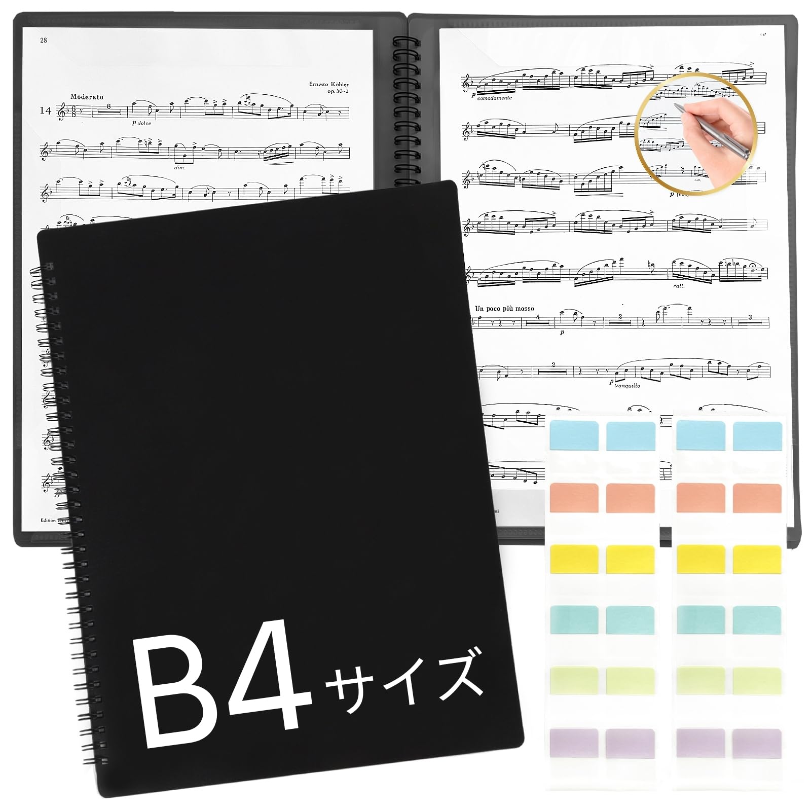 Amazon.co.jp: Solf 【ピティナ支部長監修】 楽譜ファイル 書き込める