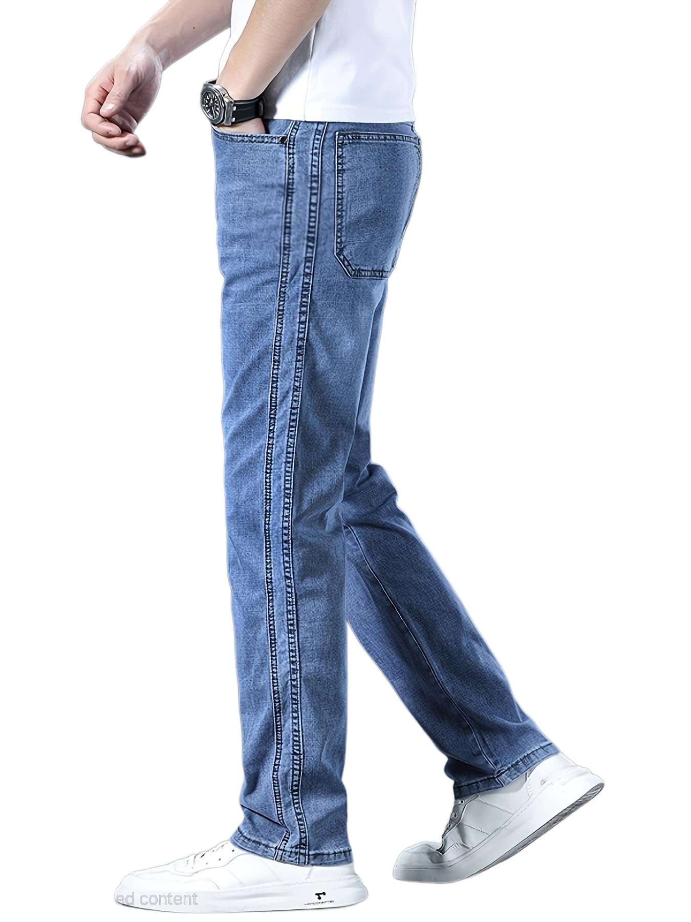 Jeans for Men | Denim Pants with Regular Fit & Classic Straight Cut (U11-12)