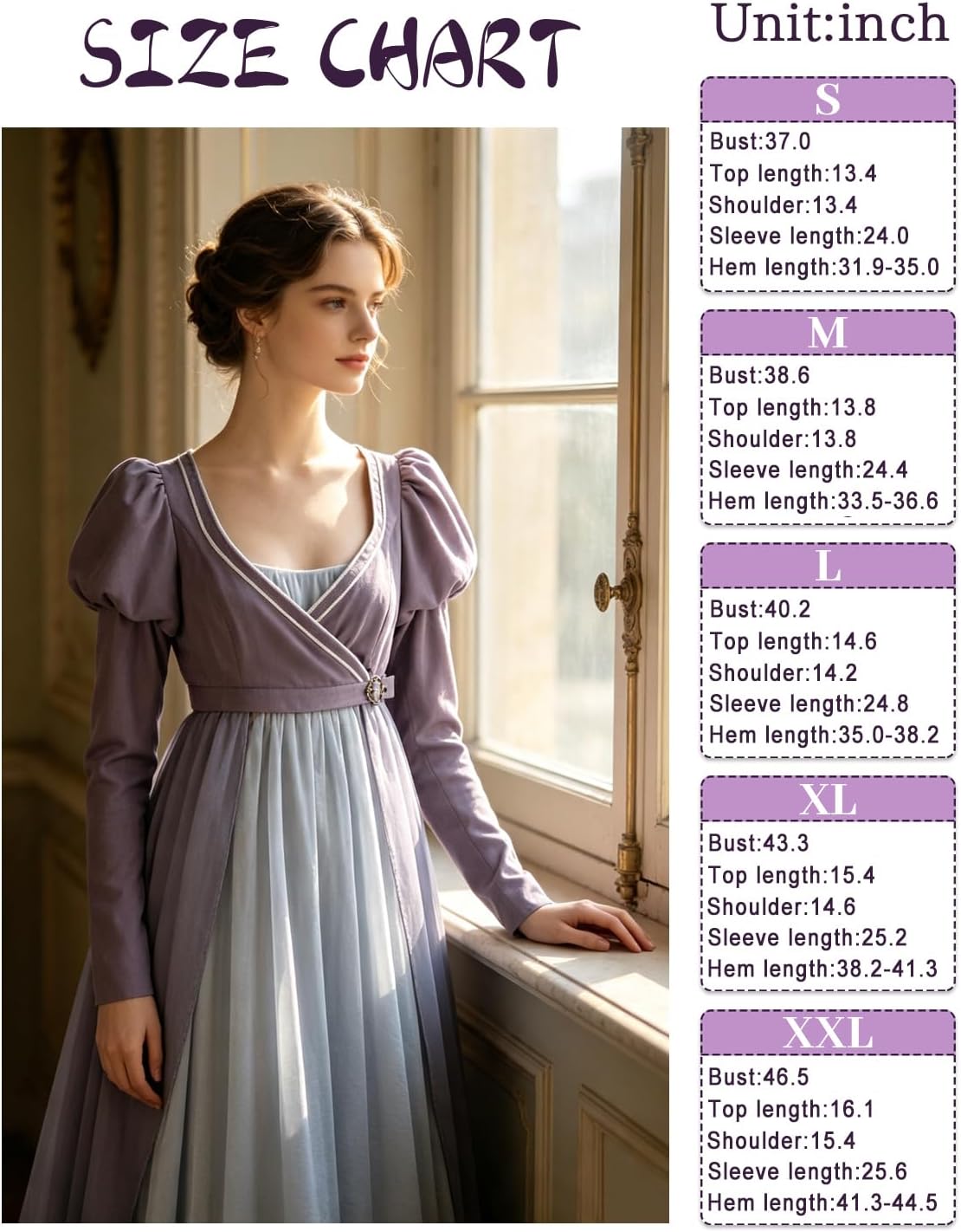 NSPSTT Regency Spencer Jacket Jane Austen Costume Victorian Crop Coat Top
