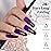 YTD Likomey Color Changing Gel Nail Polish,15ml Purple To Dark Wine Red Mood Temperature Change Colors Fall Winter Thermal Ombre Salon Quality Manicure UV Nail Varnish,HEMA Free TPO Free,WB502