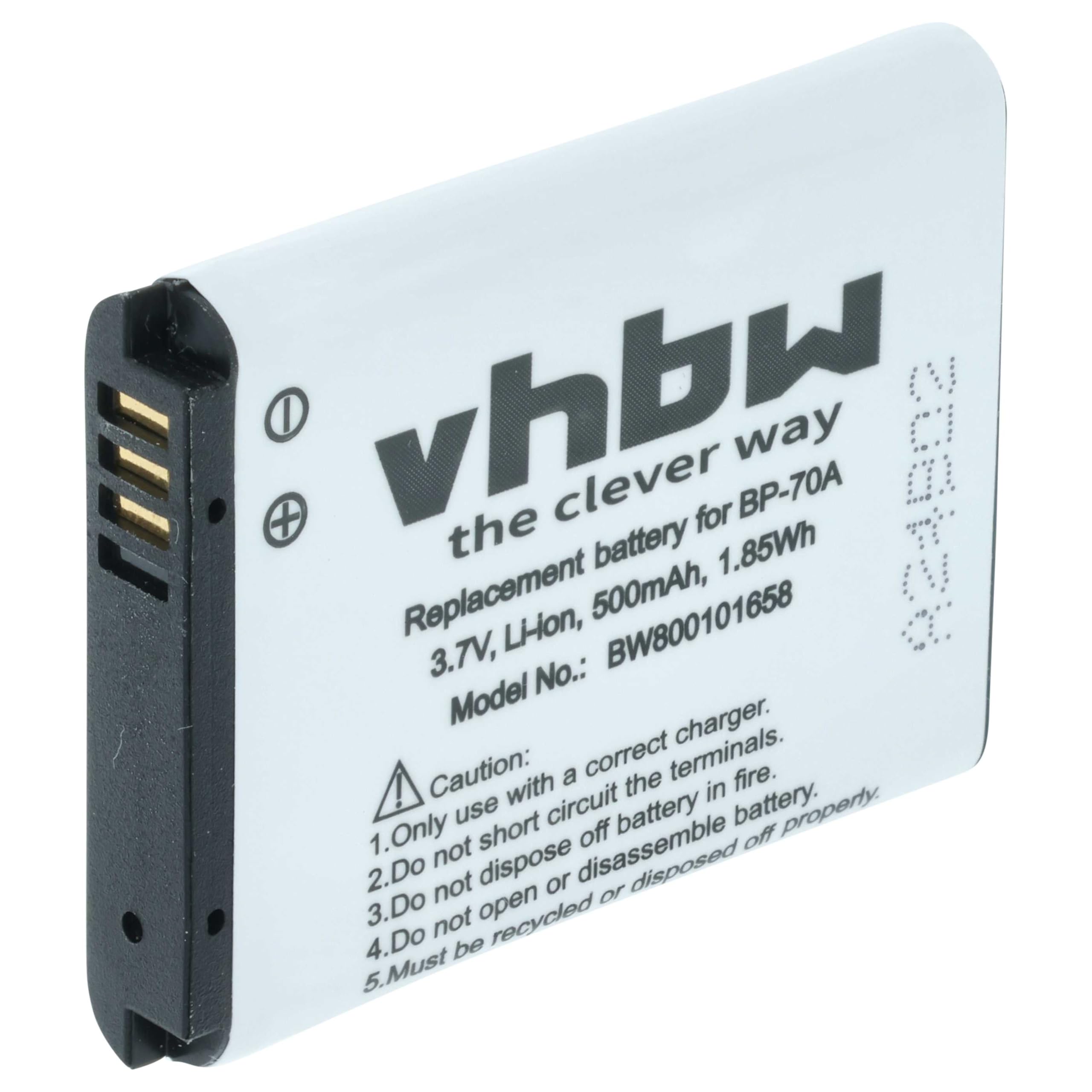 Bateria LI-ION nadaje się do SAMSUNG BP70a, BP-70a