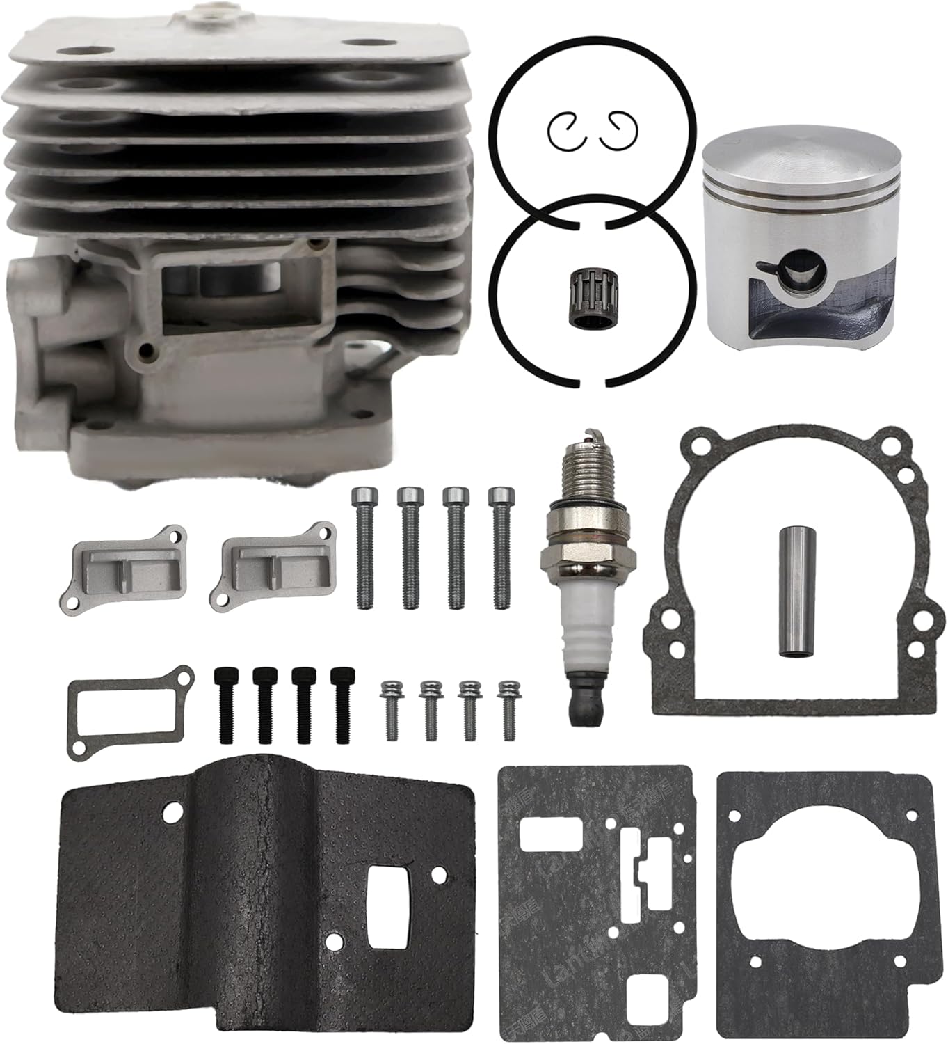 599886701 Cylinder Piston Kit with Gaskets and Spark Plug Engine Rebuild Repair Kit Compatible with RedMax EBZ8560 EBZ8560RH Backpack Leaf Blower Replace 599886701
